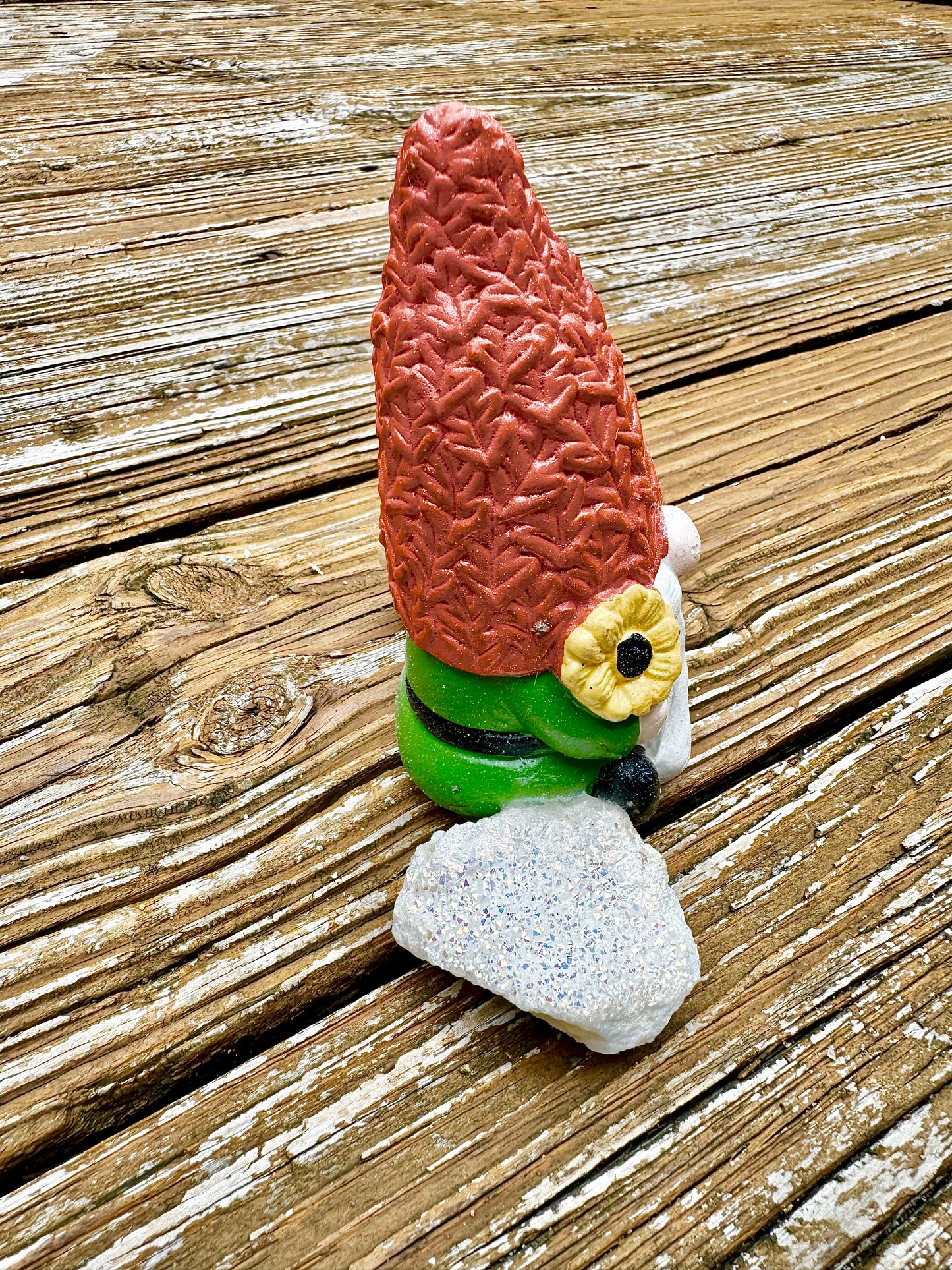 Crystal Keeper Sunflower Gnome