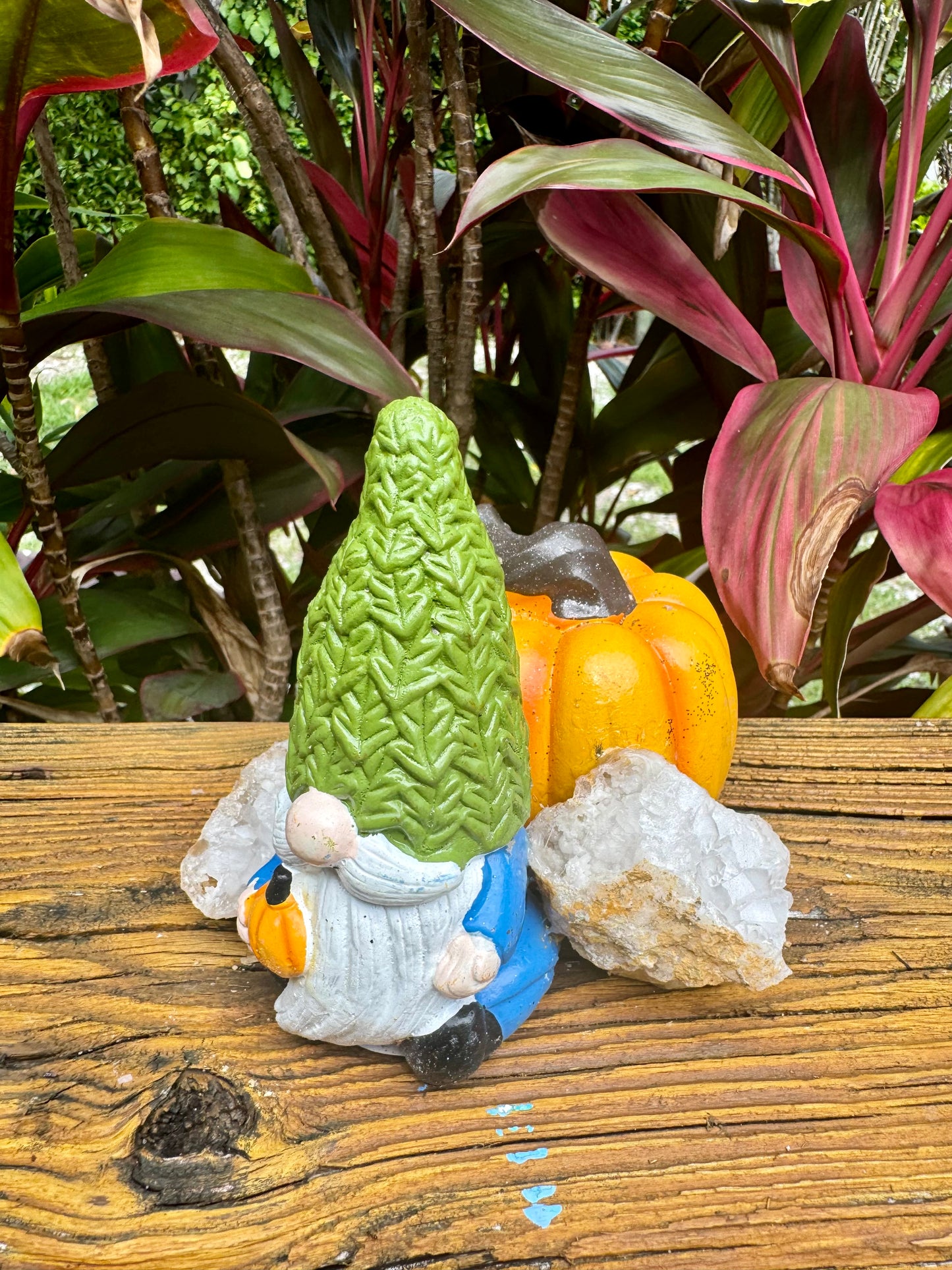 Crystal Pumpkin Keeper Gnome