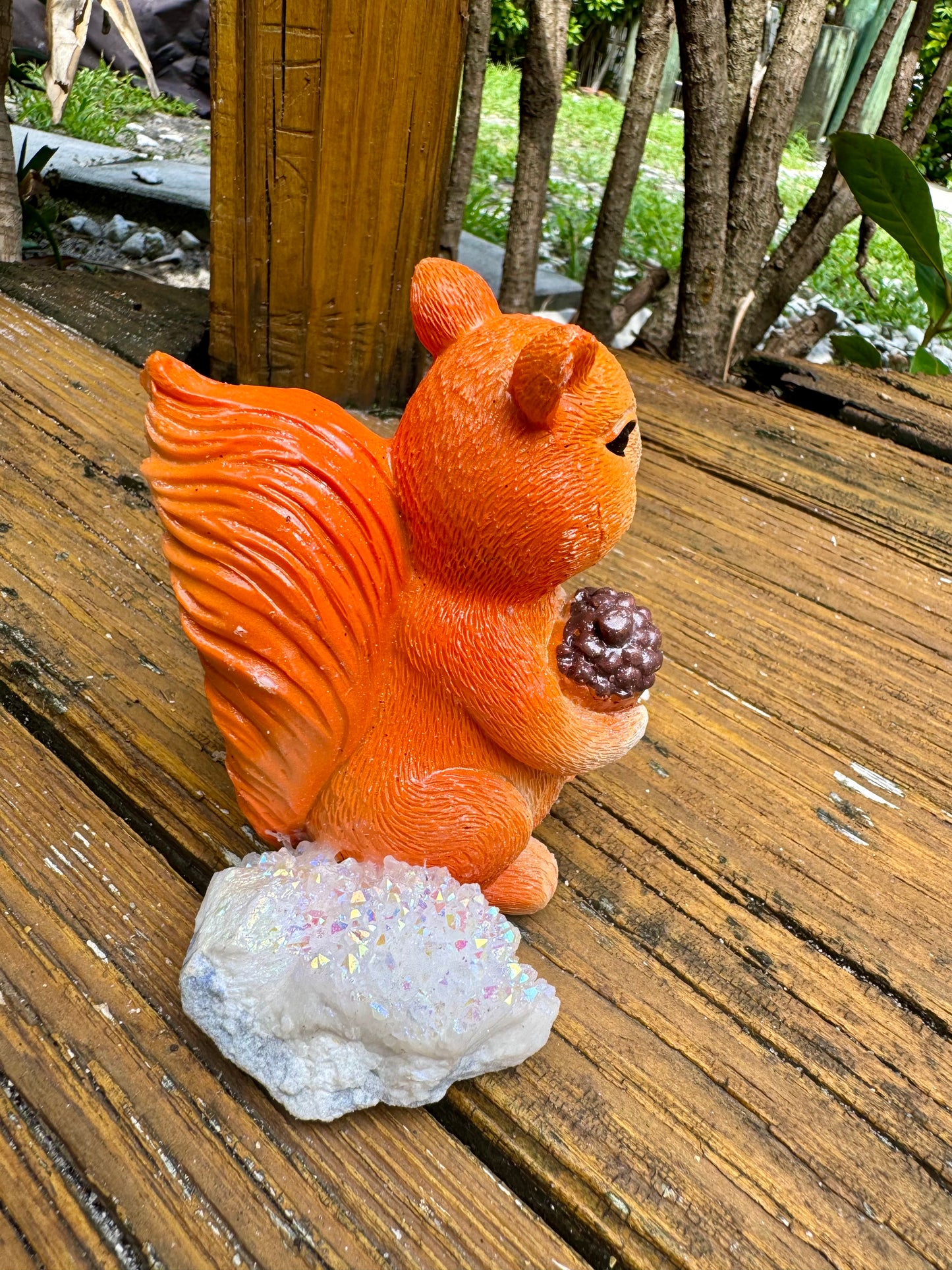 Crystal Keeper Squirrel Friend